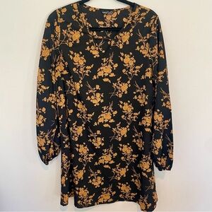 Fall Floral Dress